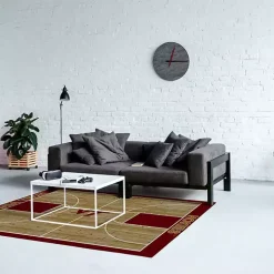 Virginia Tech Courtside Area Rug, 4x6