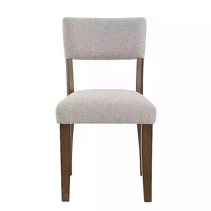 Wade Gray Upholstered Dining Chairs, Set of 2