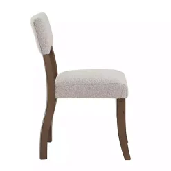 Wade Gray Upholstered Dining Chairs, Set of 2