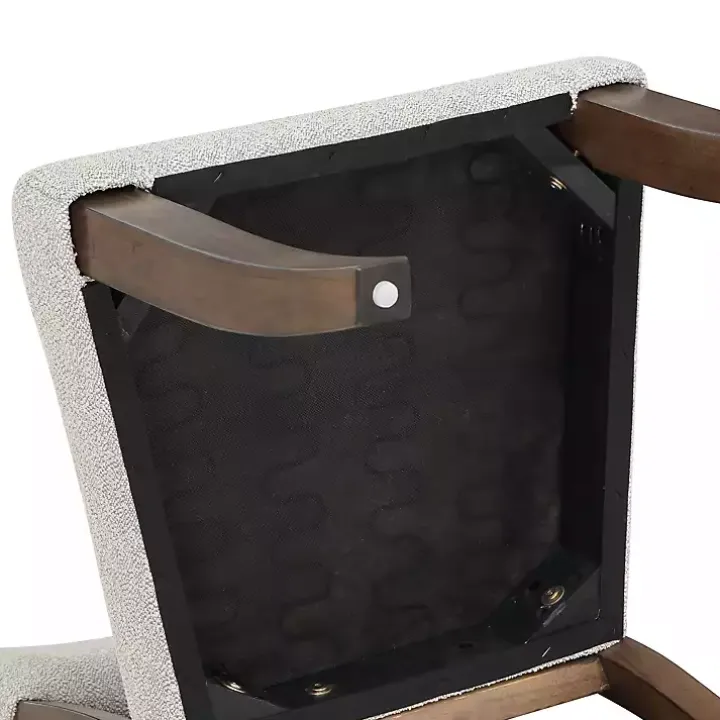 Wade Gray Upholstered Dining Chairs, Set of 2