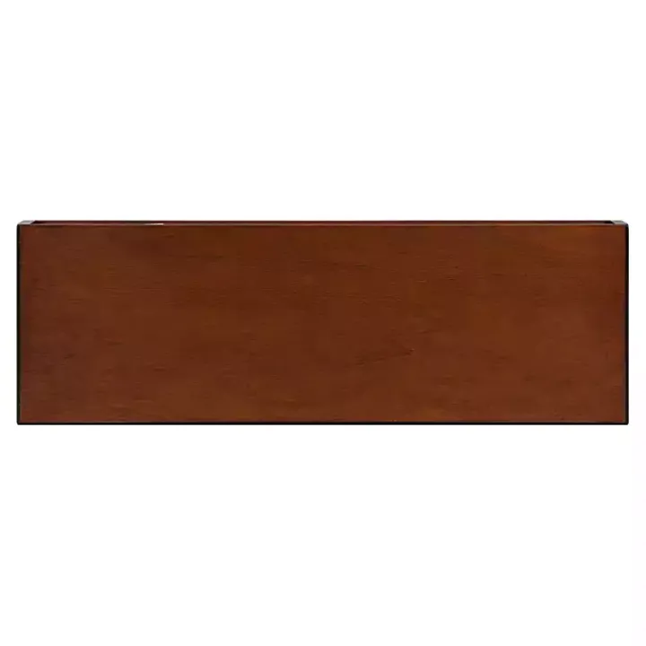 Walnut Brown Floating Shelves, Set of 2