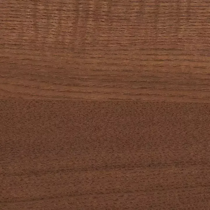 Walnut Brown Rattan Amelia Queen Bed