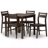 Walnut Contemporary Wood 5-pc. Dining Set