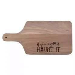 Walnut Haunt It Halloween Cutting Board