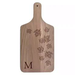 Walnut Personalized Leaf Cutting Board