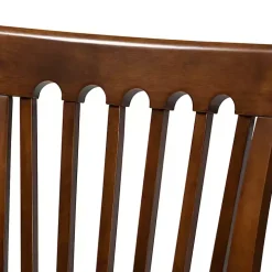 Walnut Upholstered Minette 4-pc. Dining Chair Set