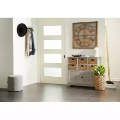 Warm Brown Industrial Iron Wall Hooks