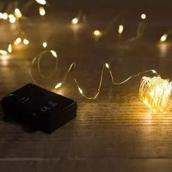 Warm Gold Mini String Lights, 32 ft.