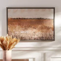 Warm Rustic Landscape Framed Art Print