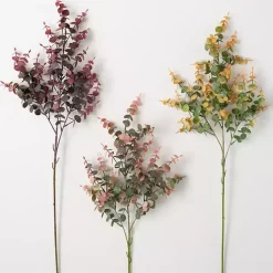 Warm Toned Eucalyptus Stems, Set of 3