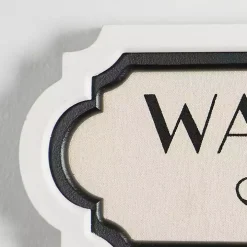 Wash Your Cares Away Wall Plaque