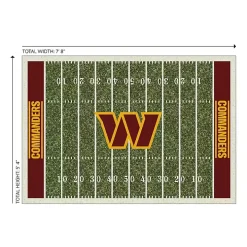Washington Commanders Home Field Area Rug, 6x8