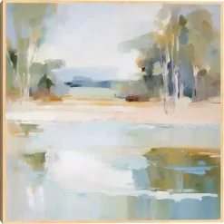 Water Whispers Framed Canvas Art Print