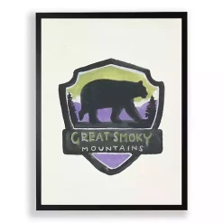 Watercolor Great Smoky Mountains Framed Art Print