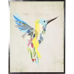 Watercolor Hummingbird Framed Art Print