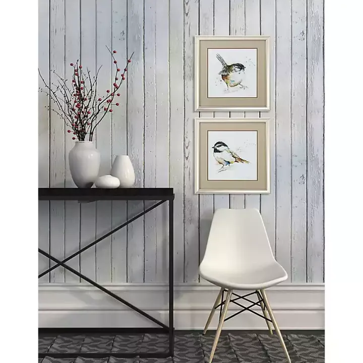 Watercolor Mountain Framed Art Prints, Set of 2