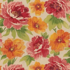 Watercolor Primrose Outdoor Chaise Cushion