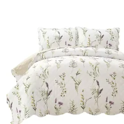 Watercolor Wildflower 3-pc. King Quilt Set