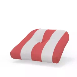 Watermelon Awning Stripe Outdoor Chair Cushion
