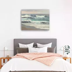 Waves Crashing Canvas Art Print