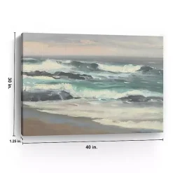 Waves Crashing Canvas Art Print
