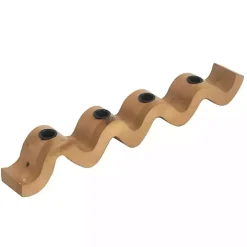 Wavy Wood Taper Candle Runner