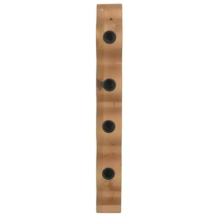 Wavy Wood Taper Candle Runner