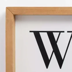 We Love Because He First Loved Us Wall Plaque