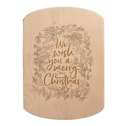 We Wish You a Merry Christmas Oval Serving Board