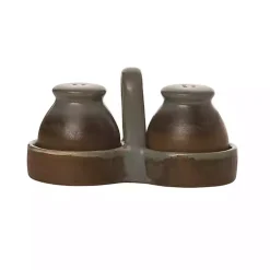 Weathered Brown Salt and Pepper Shaker Set