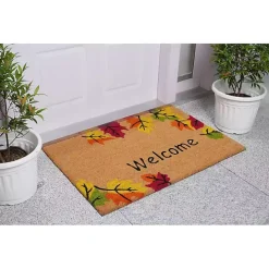 Welcome Falling Leaves Doormat, 29x17 in.