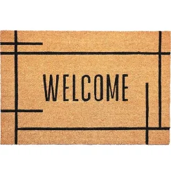 Welcome Natural Linear Doormat