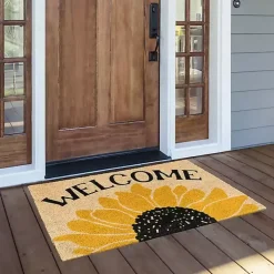 Welcome Sunflower Doormat