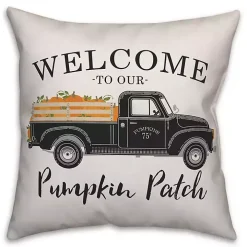 Welcome to our Pumpkin Patch Double-Sided Pillow