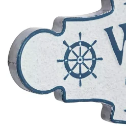 Welcome To The Beach Metal Wall Plaque
