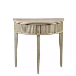 Wheat Reclaimed Wood Fluted Console Table