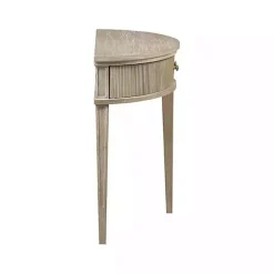 Wheat Reclaimed Wood Fluted Console Table