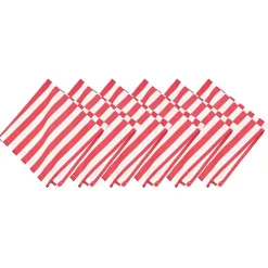 Whimsical Watermelon Striped Napkins, Set of 6