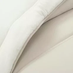 White & Tan Reversible 3-pc. King Comforter Set