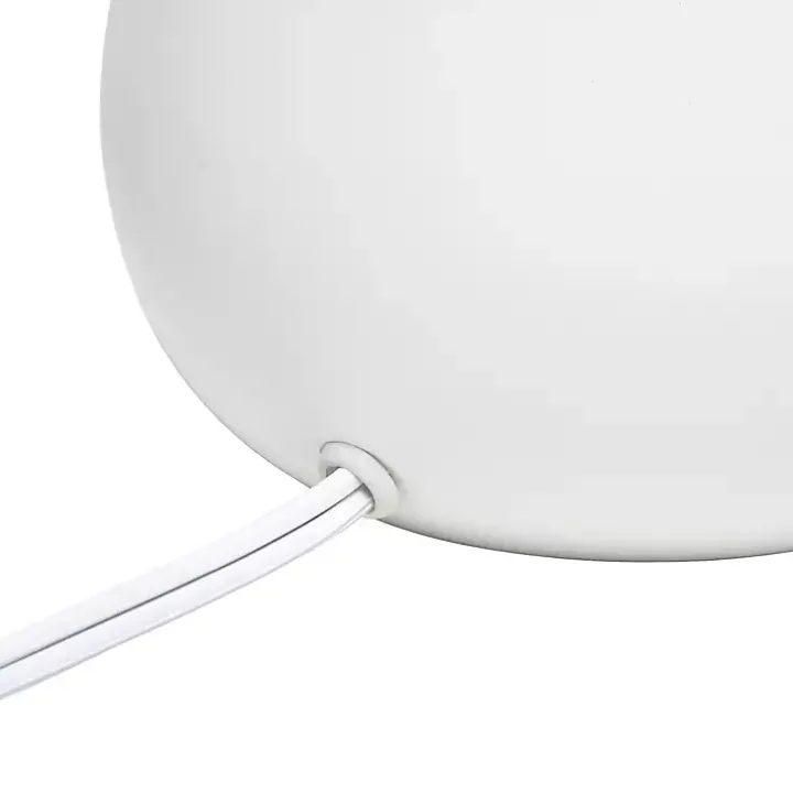 White and Metallic Gold 4-Touch Table Lamp