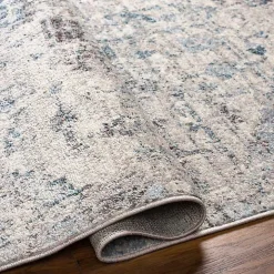 White Anita Distressed Area Rug, 7x10