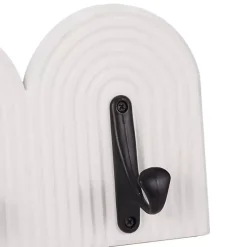 White Arched Wall Hooks