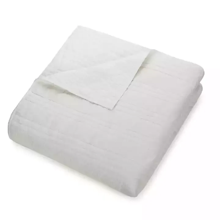 White Atmosphere Queen Quilt