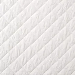 White Ava Diamond 3-pc. Oversized King Quilt Set