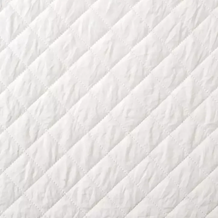 White Ava Diamond 3-pc. Oversized King Quilt Set