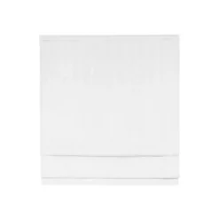 White Basketweave Cordless Roman Shade, 35 in.