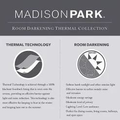 White Basketweave Curtain Panel Set, 84 in