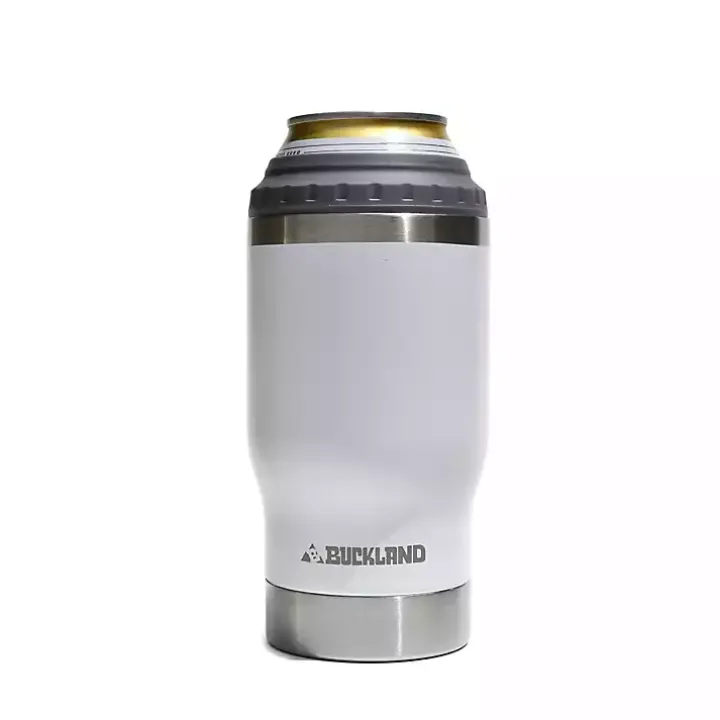 White Beverage Tumbler Koozie