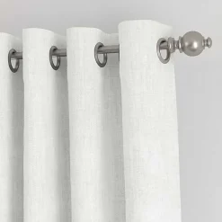 White Blackout Curtains, 84 in.
