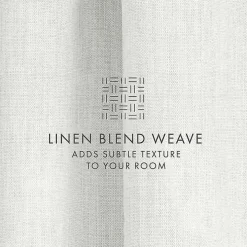 White Blackout Curtains, 84 in.